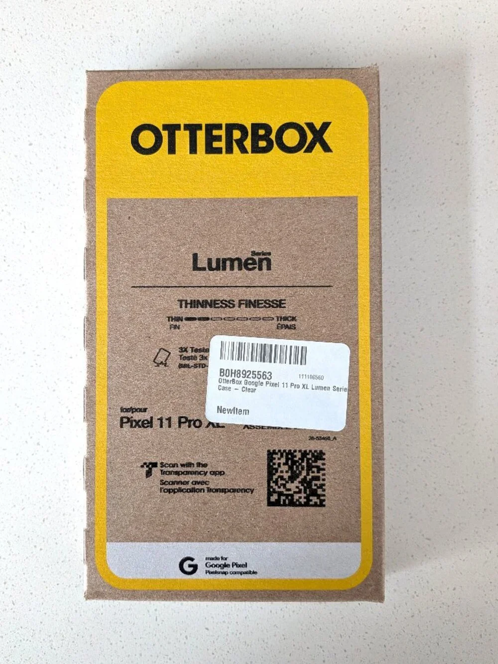 NEW OtterBox Google Pixel 11 Pro XL Lumen Series Case - Clear